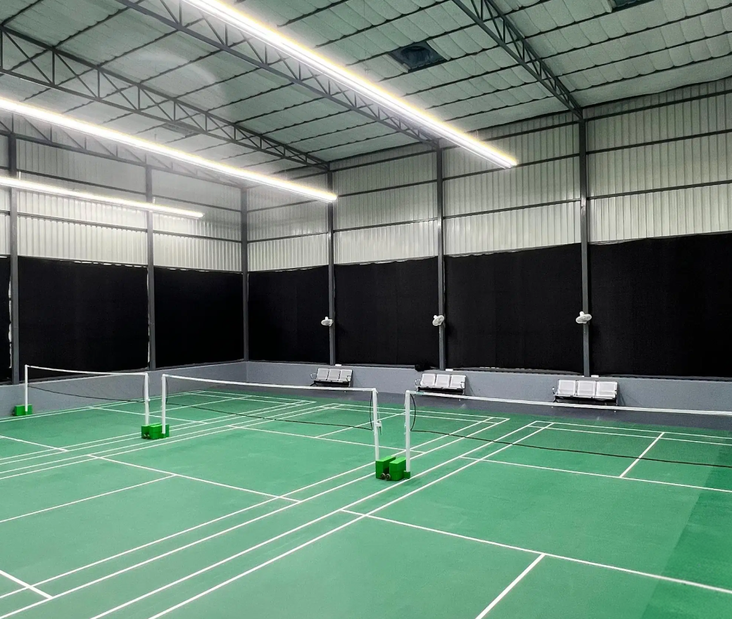 Badminton court at Nex Arena
